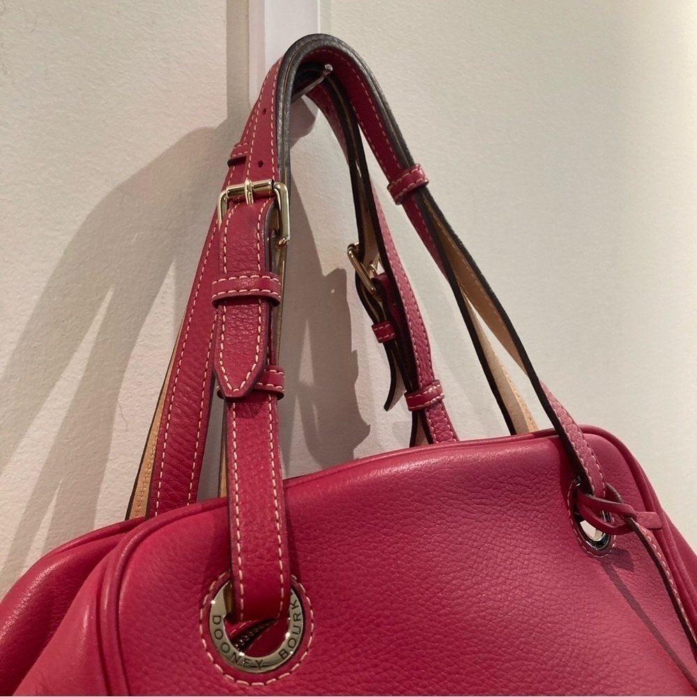 DOONEY & BOURKE Authentic Vintage Leather Portofino Zip Zip Hand Shoulder Bag - Picture 8 of 16